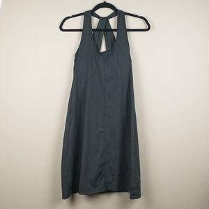 Lole midi grey athletic tank dress size S